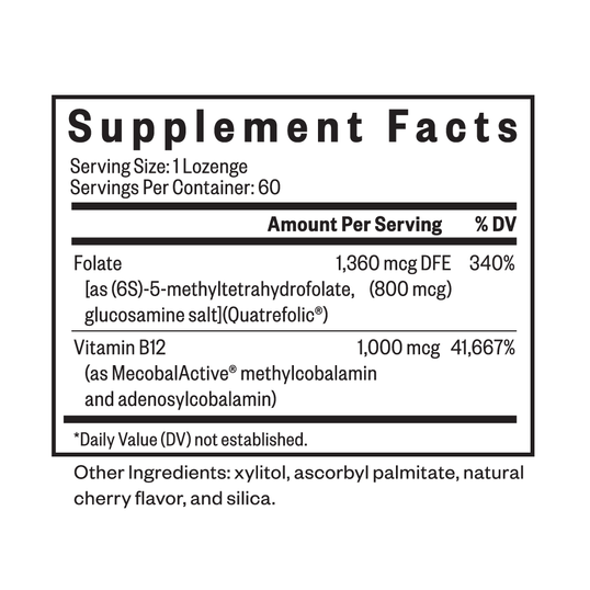 Methyl B12 with L-Methylfolate