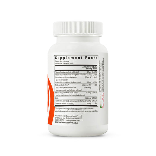 B Complex Plus Supplement Bottle