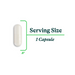 Serving Size 1 capsule image