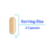 image of capsule size .9 inches of Dopamine Nutrients