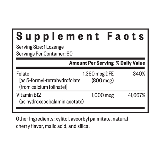 Hydroxo B12 with Folinic Acid