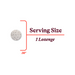 Image of lozenge size .38 inches | AB-2