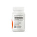 Supplement bottle with label on a white background