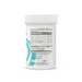 Supplement container with label on a white background