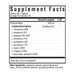 ProBiota Woman supplement facts 