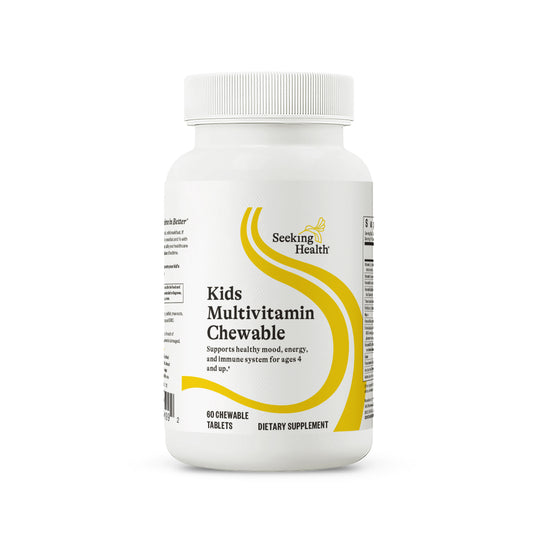 Seeking Health Kids Multivitamin Chewable bottle on a white background