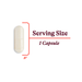 Image of capsule size .9 inches 