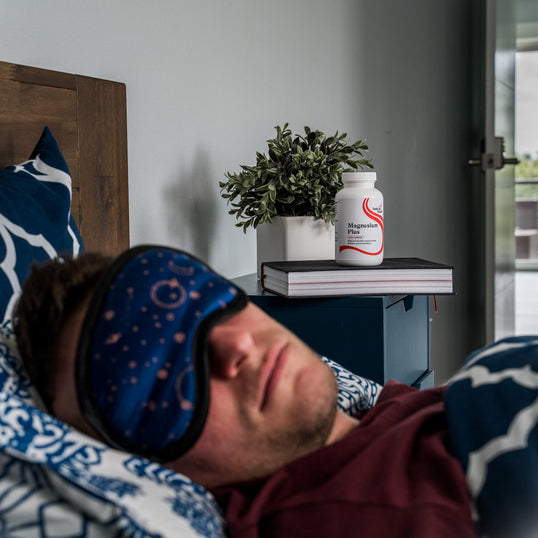 Image of man sleeping in bed