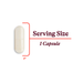 Optimal Magnesium serving size 1 capsule - 1"