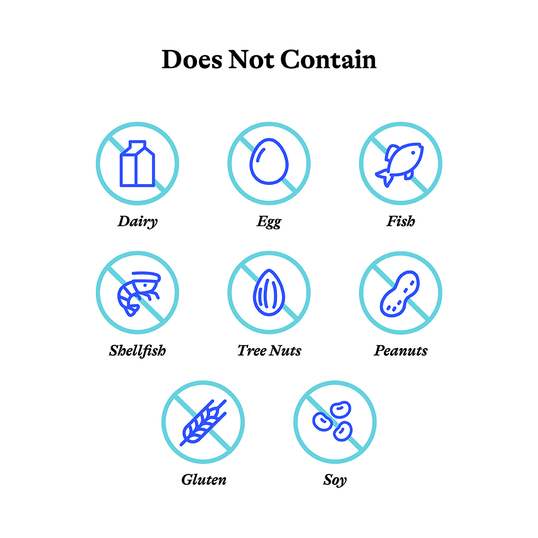 NAC supplement contains no allergens.
