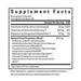 Supplement facts panel 