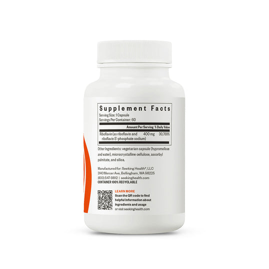 Riboflavin Supplement Bottle