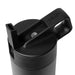 black water bottle straw in lid 