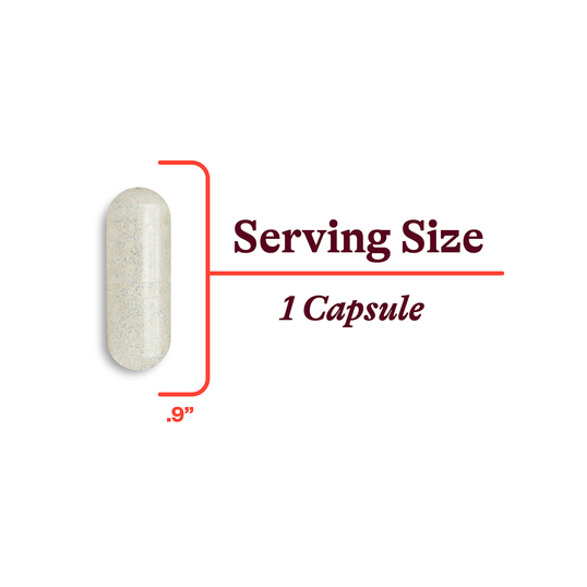 Image of capsule size .9 inches
