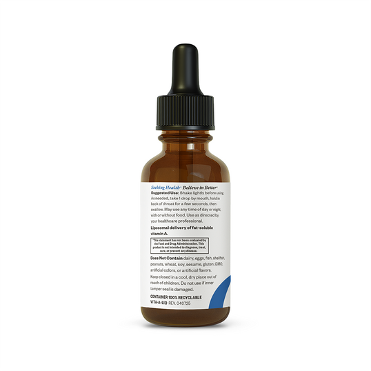 Brown glass bottle with dropper on a white background