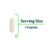 Zinc Carnosine serving size 1 capsule image 